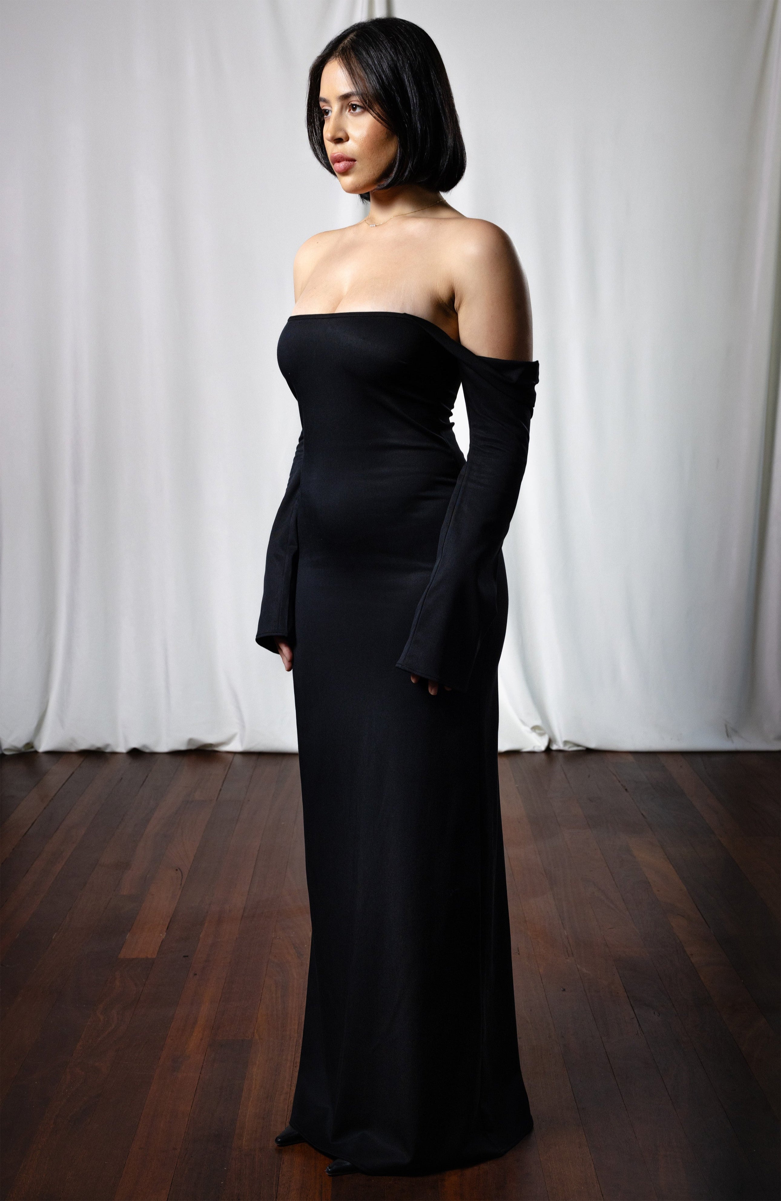 Ebony Gown in Midnight