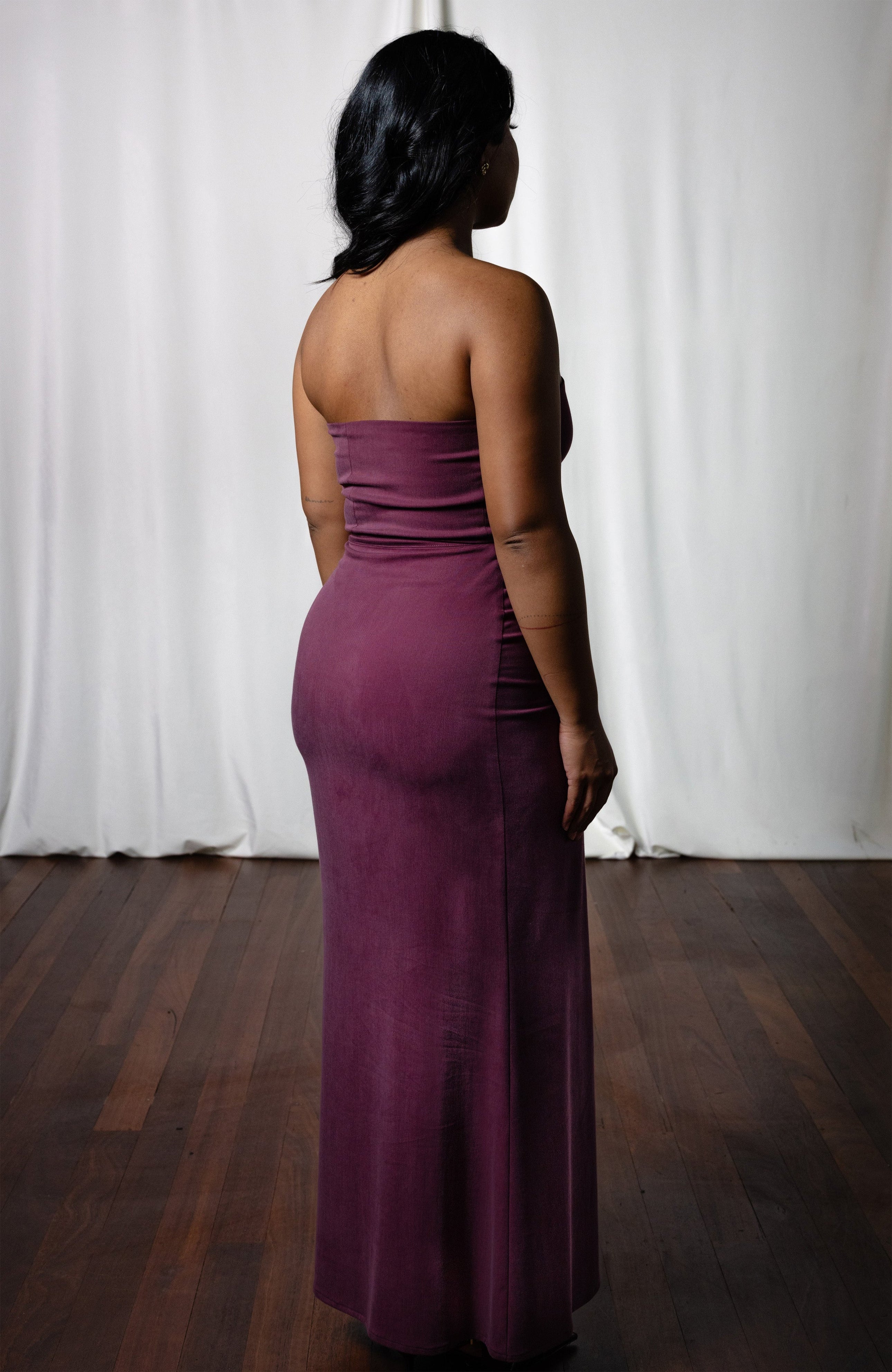 Tiffany Skirt in Maroon