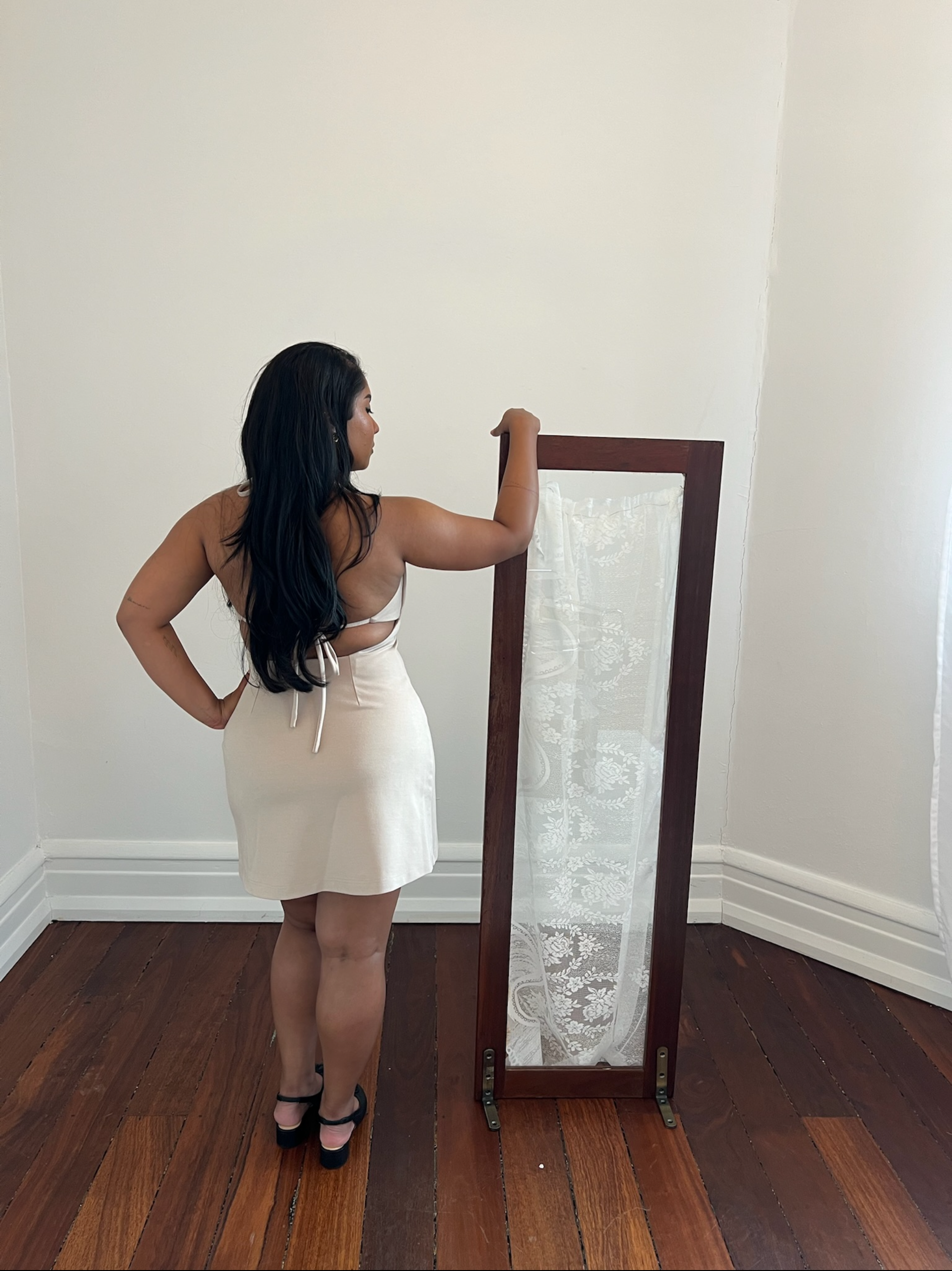 Mini Dress in Cream