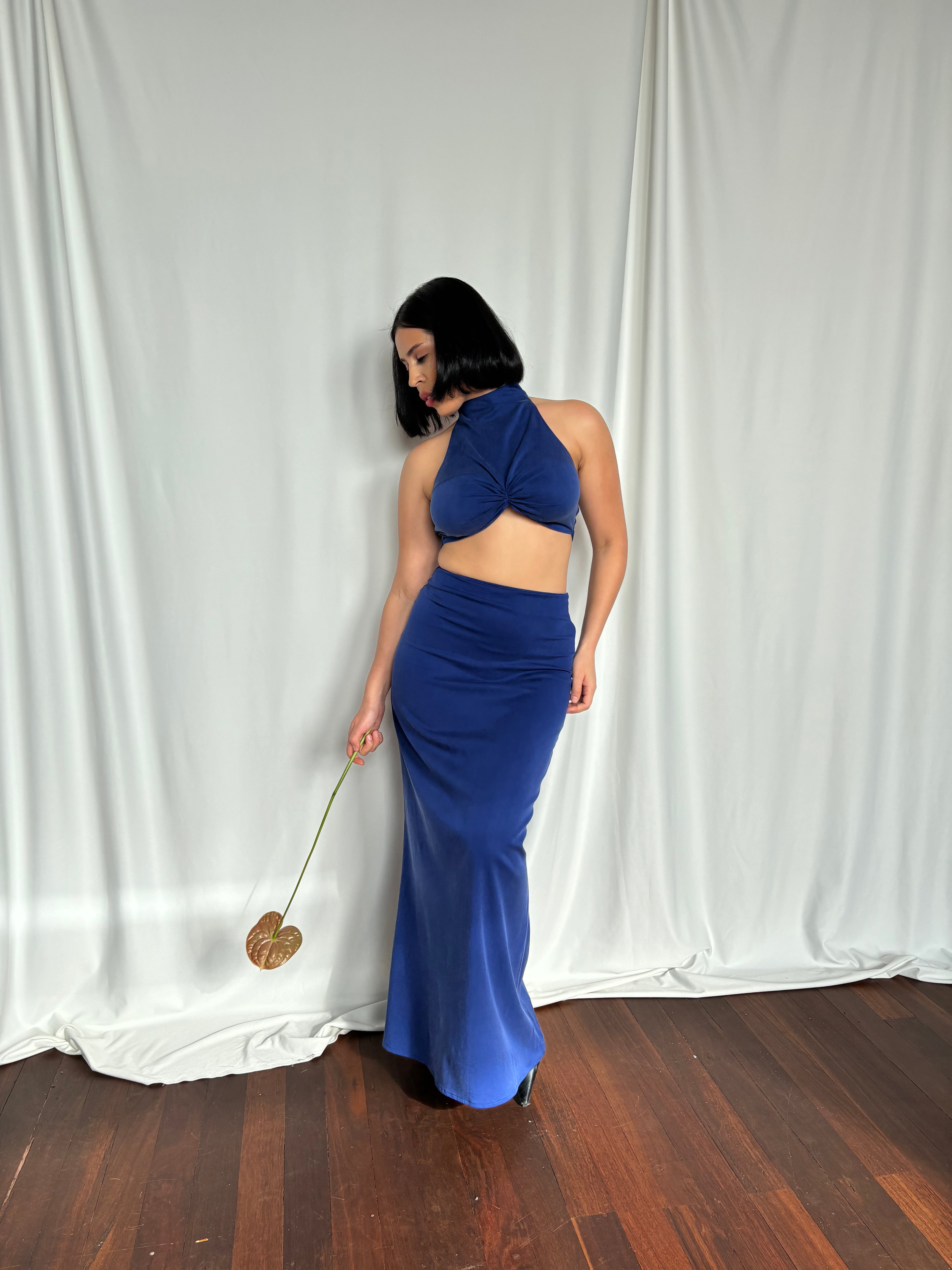 Tiffany skirt in Cobalt
