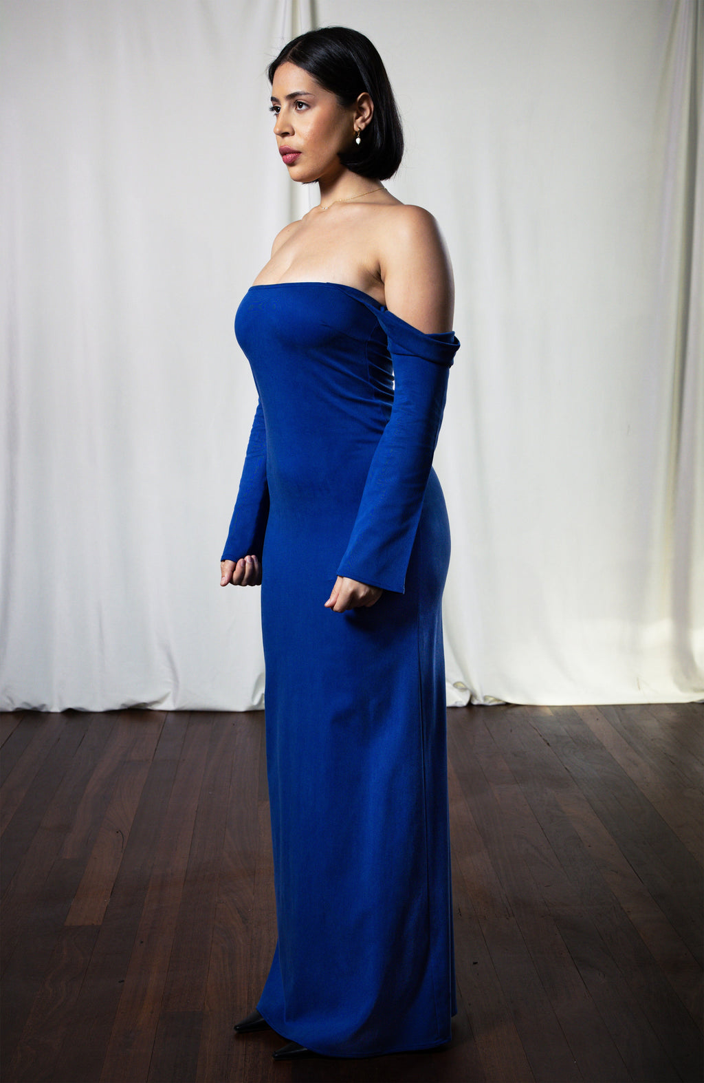 Ebony Gown in Cobalt
