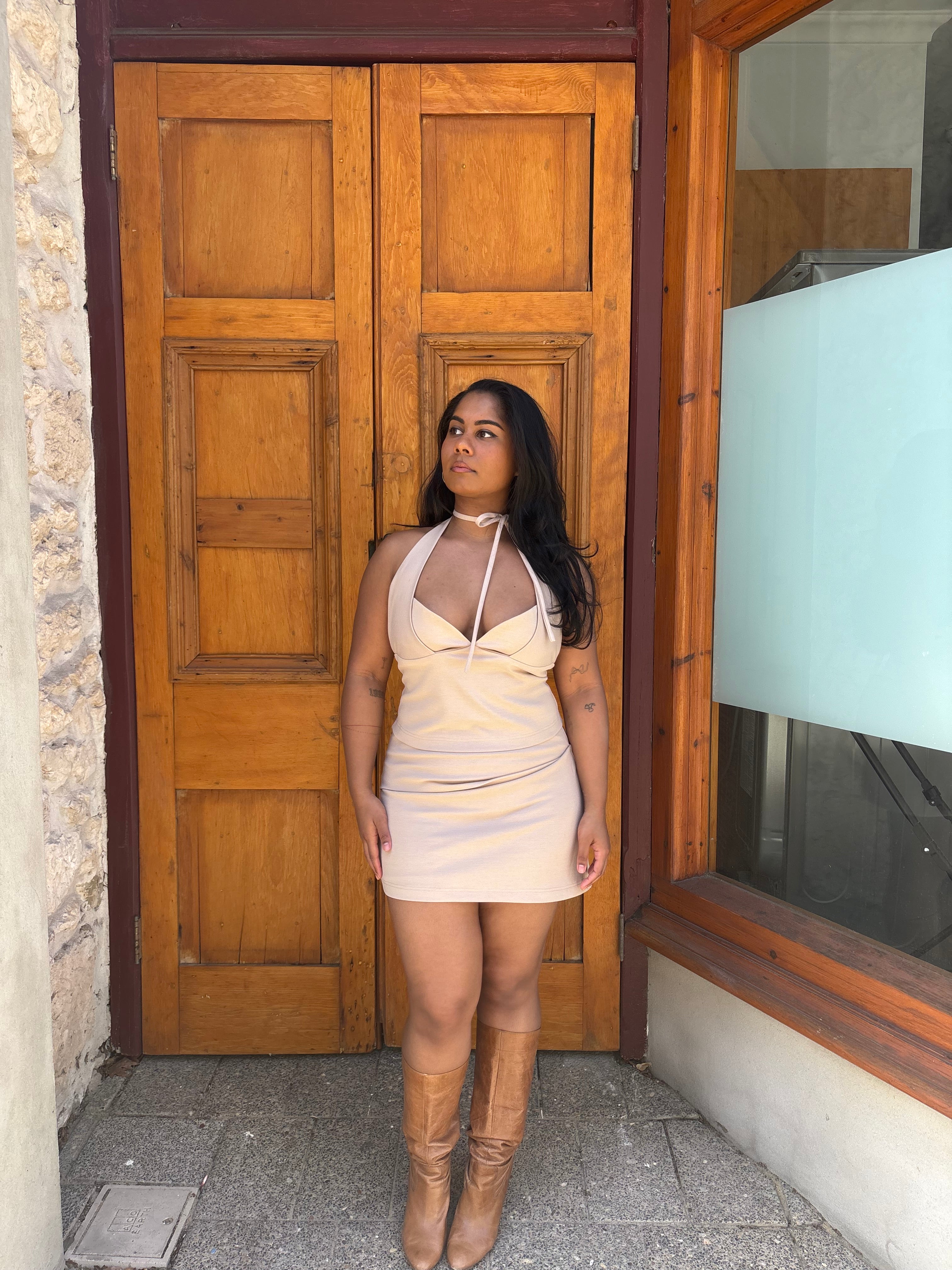 Mini Skirt in Cream