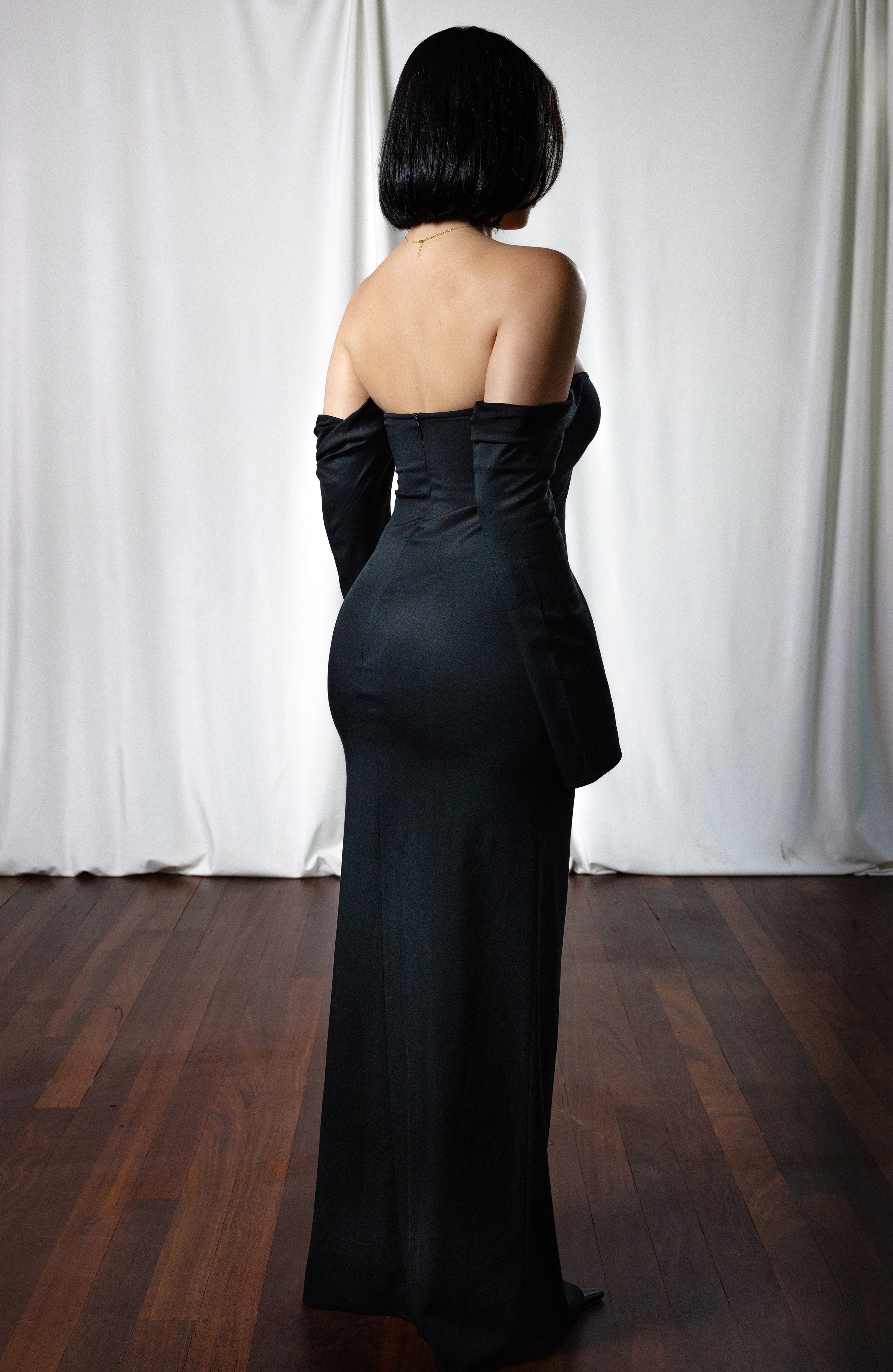 Ebony Gown in Midnight