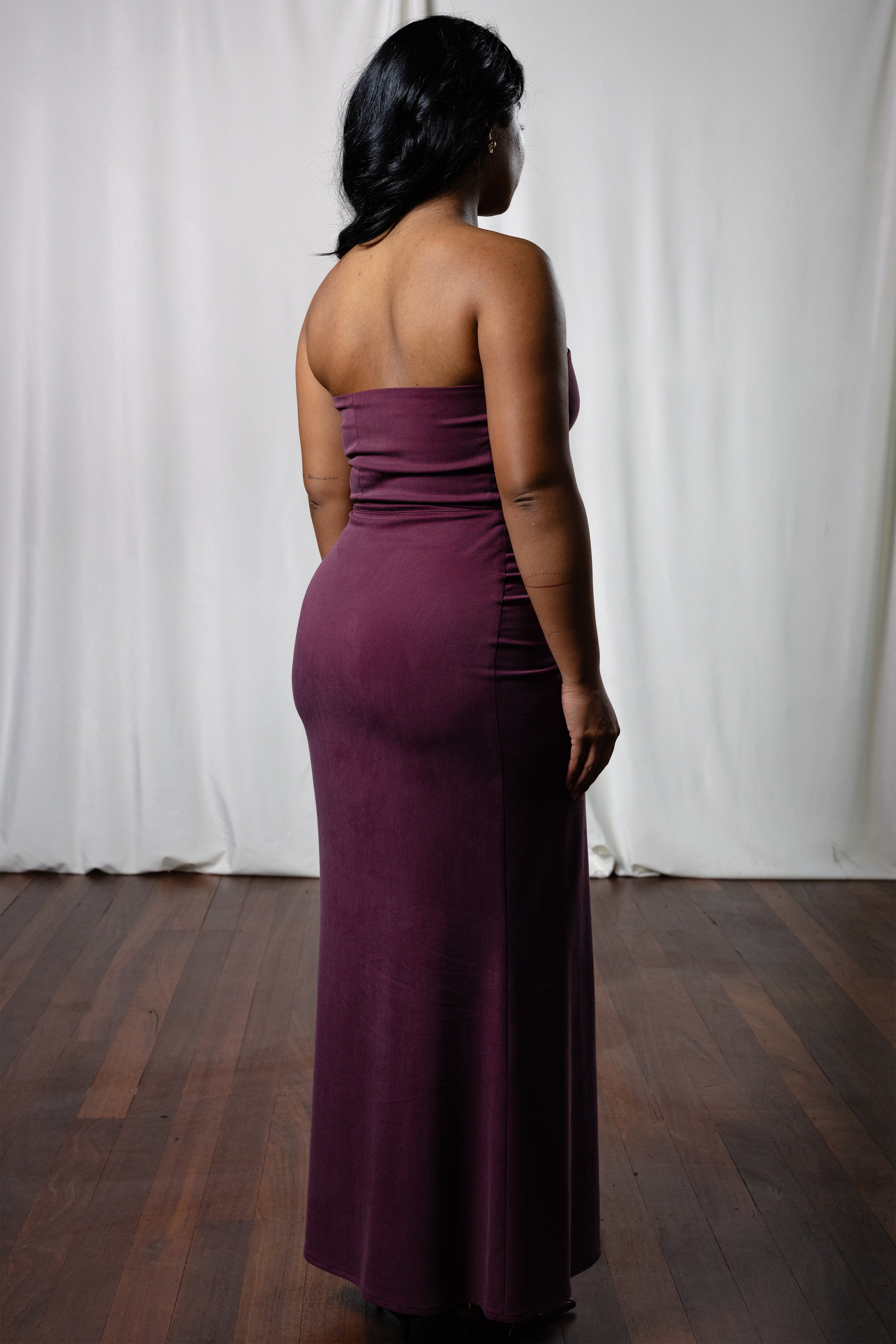 Liena Bandeau in Maroon