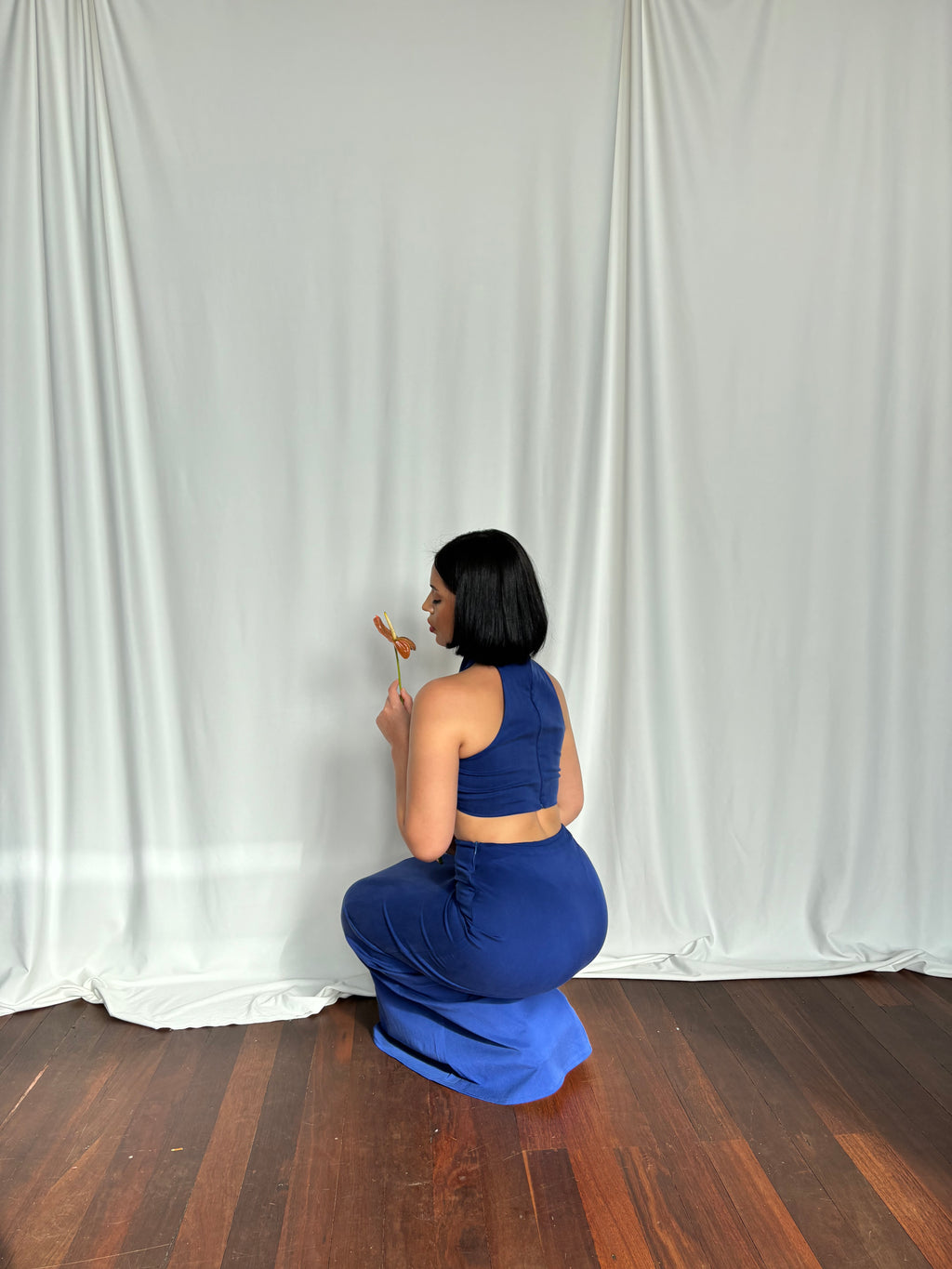 Tiffany skirt in Cobalt