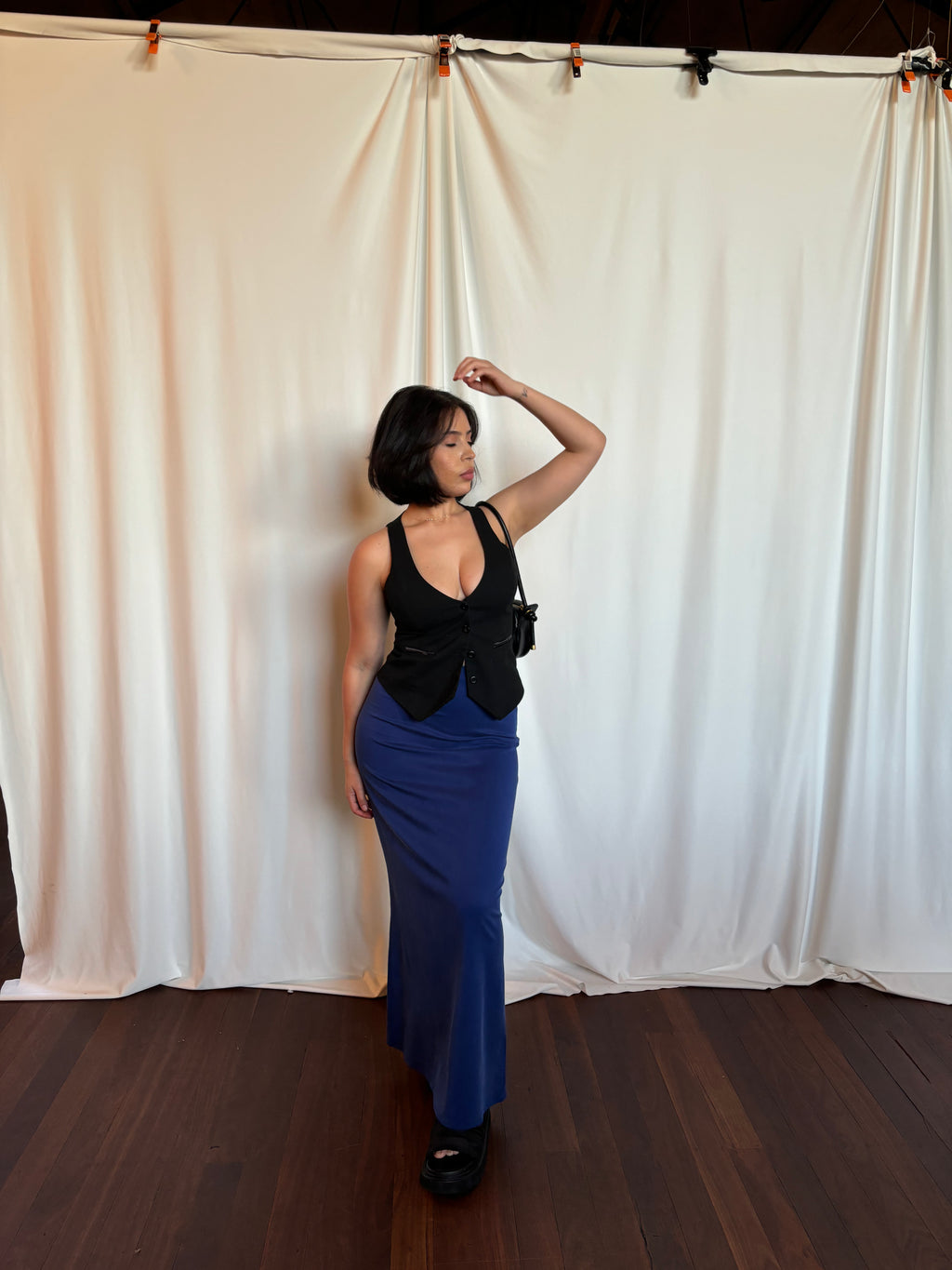 Tiffany skirt in Cobalt