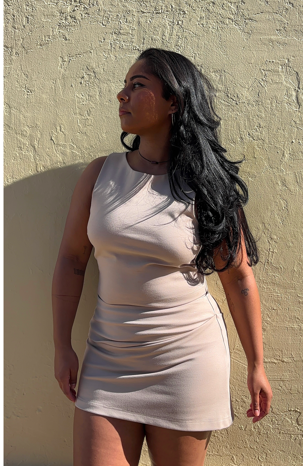 Square Neck Top in Cream