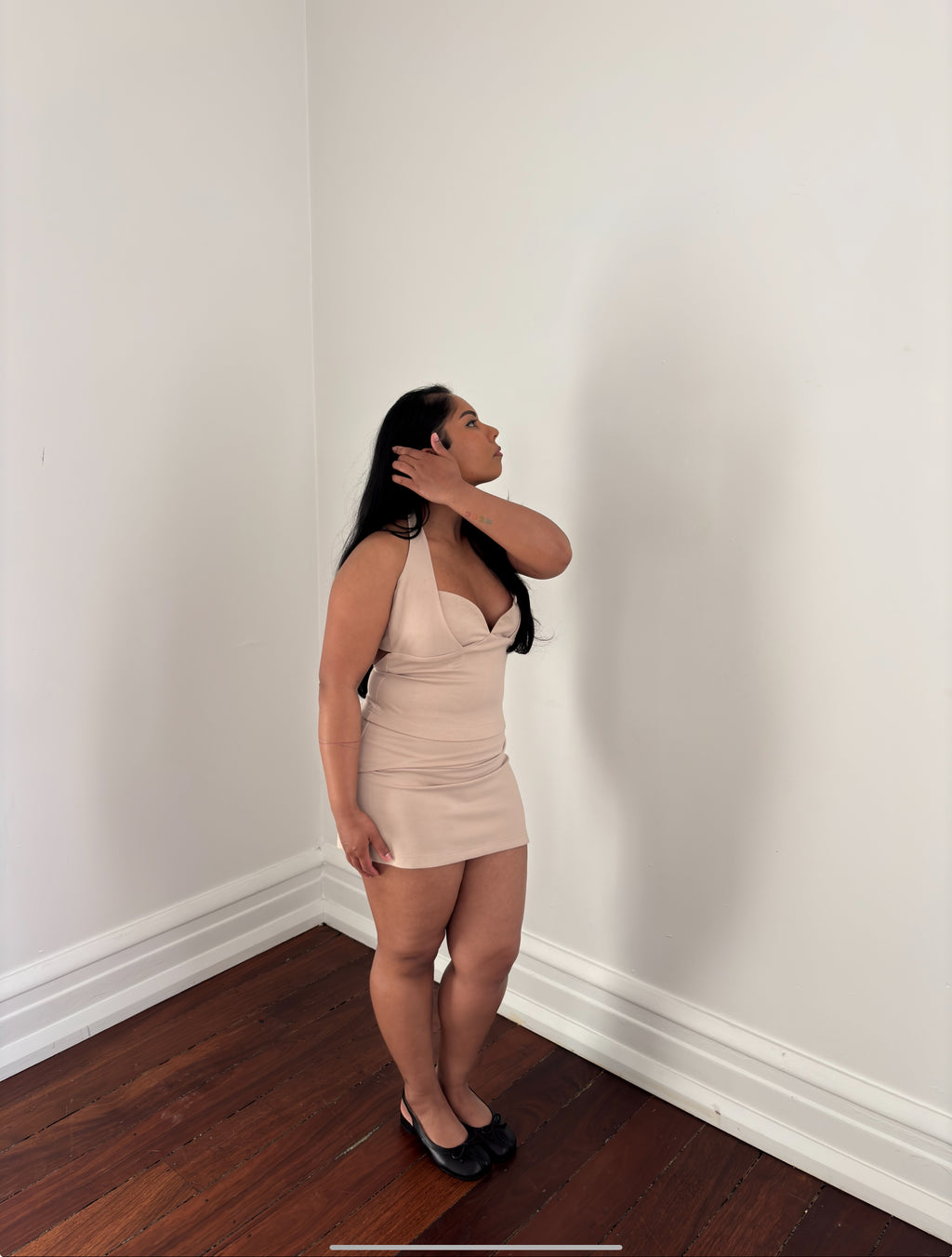Mini Skirt in Cream