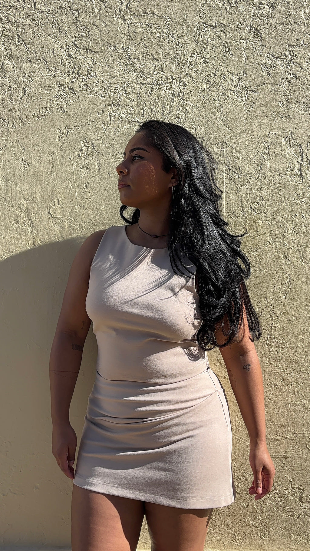 Square Neck Top in Cream