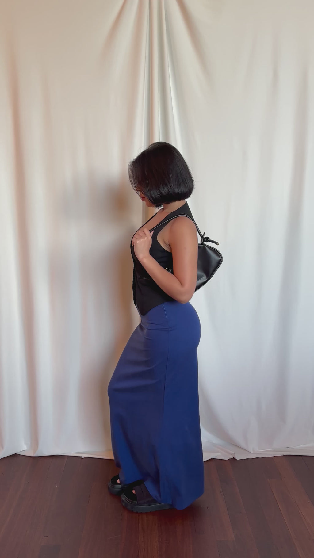 Tiffany skirt in Cobalt